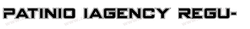 Patinio iAgency Regu字体转换